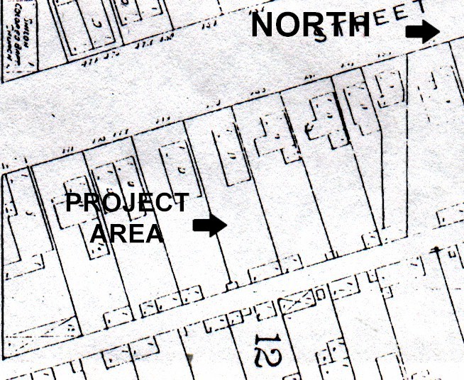 1887 Sanborn map of Project Area