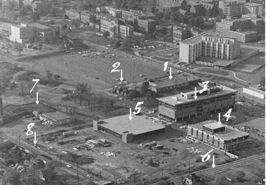 Project area, 1969; courtesy IUPUI University Library Special Collections and Archives