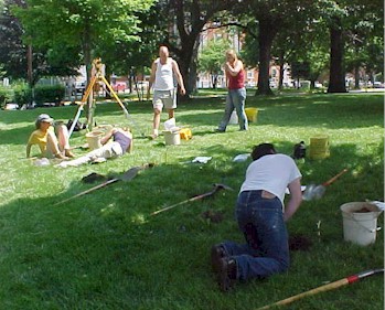 guard house test pits