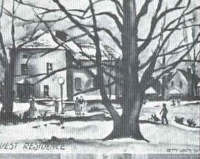 1936 West Residence drawing from ATHS Alumni Web page